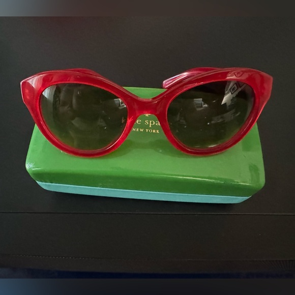 Kate Spade CORDELIA/S Red Cat Eye‎ Sunglasses Gradient Lenses With Case & Cloth main image 10